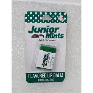 Junior Mints Mint Chocolate Flavored Lip Balm .14 Oz Hydrating Moisturizer